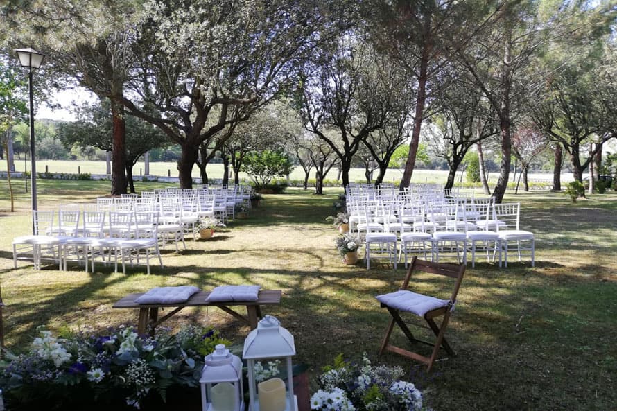 Ceremonia al aire libre